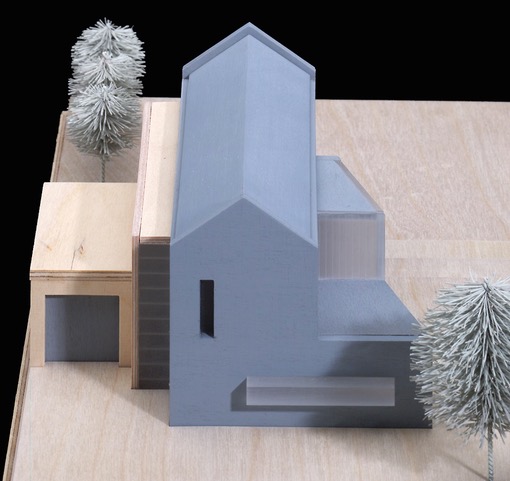 Entwurfsmodell für ein Einfamilienhaus